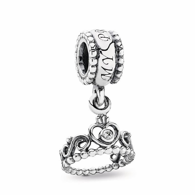 Pandora Australia My Princess Dangle Charm - Sterling Silver | AFDIER790